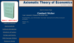 Axiomatic Economics by Victor Aguilar- Contact Us CONFIRM